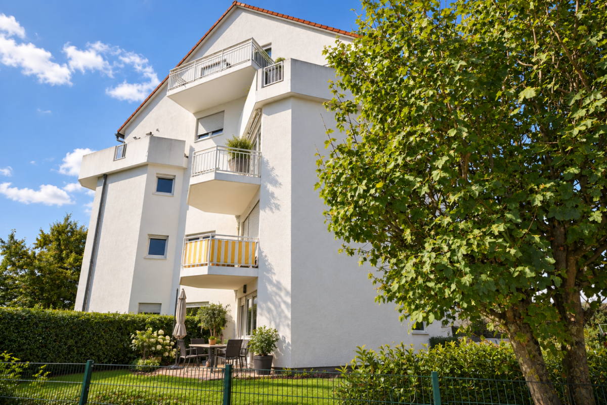 Lichtdurchflutete 2-Zimmer-Wohnung mit Balkon, Aufzug & Tiefgaragenstellplatz